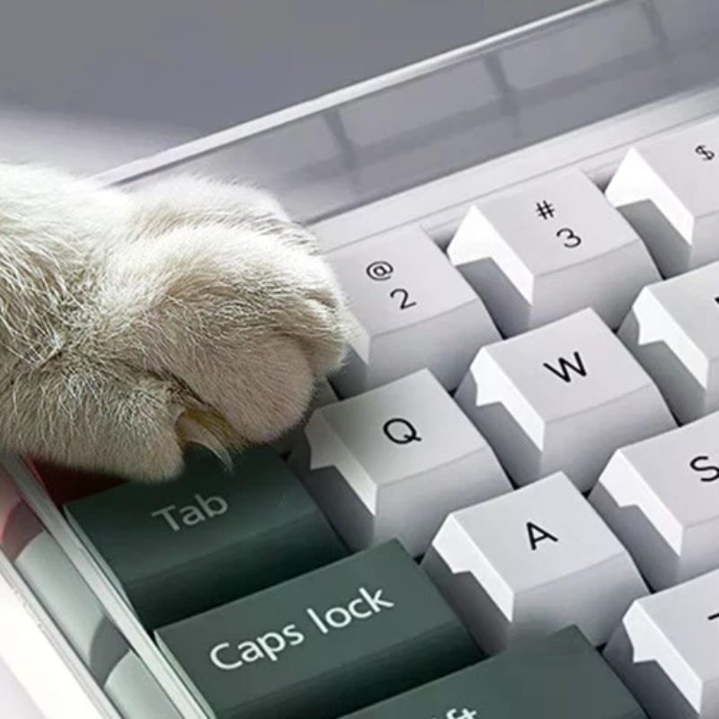 Gaming Keyboard Extension - 78/108 Keys Acrylic Transparent Dust-Proof Keyboard