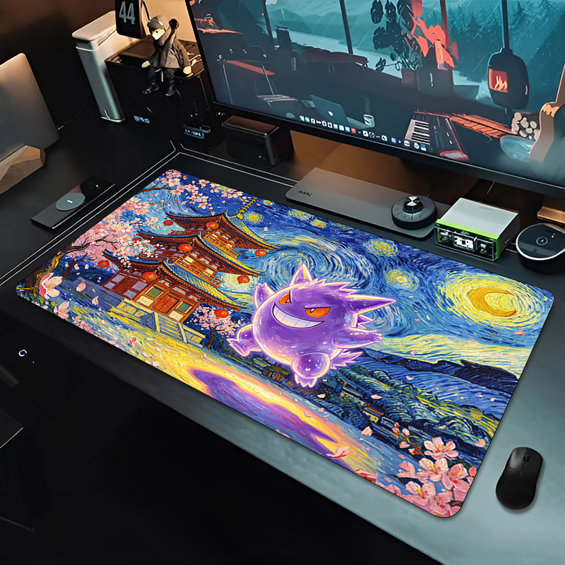 Gaming Keyboard Tactile - Anime Mouse Pad Pokemon Gengar Professional