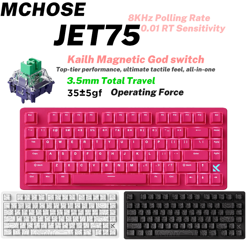 Gaming Keyboard Expensive - MCHOSE JET75 Magnetic Switch Gaming Keyboard