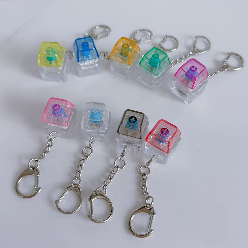 Mechanical Switch Tester - 1Keys Color Clear LED Mechanical Keyboard