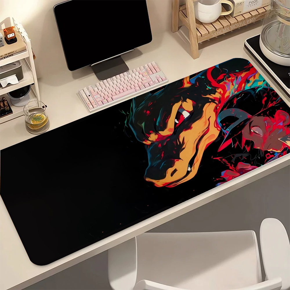 Gaming Keyboard En Mouse - Gigantamax Charizard P-Pokemon Mouse Pad Large