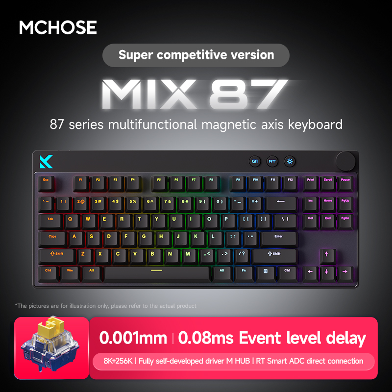 Gaming Keyboard Expensive - MCHOSE MIX87 Magnetic Axis Keyboard Wired