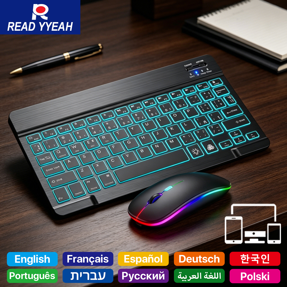 Gaming Keyboard Types - 2026 Backlight Bluetooth Keyboard Rechargeable With