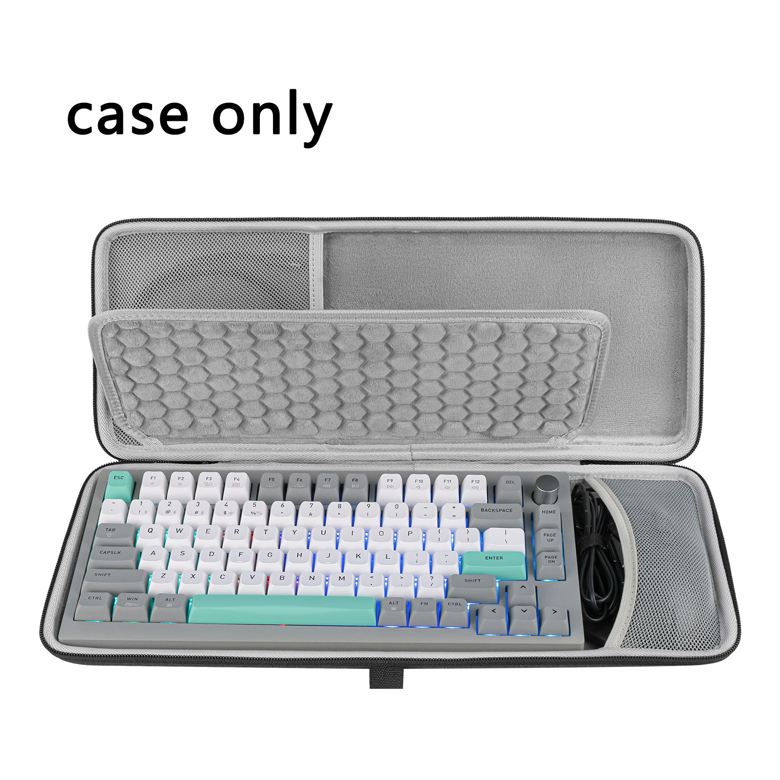 Gaming Keyboard Mechanical Wireless - Geekria Keyboard Case for 84-Key Keyboards,