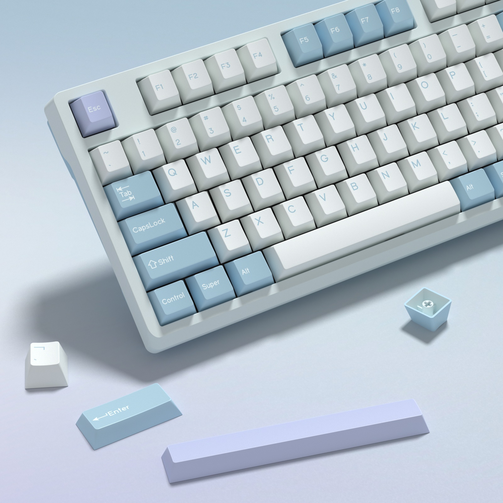 Gaming Keyboard Extension - KBDiy GMK Illusion Keycap Cherry Profile