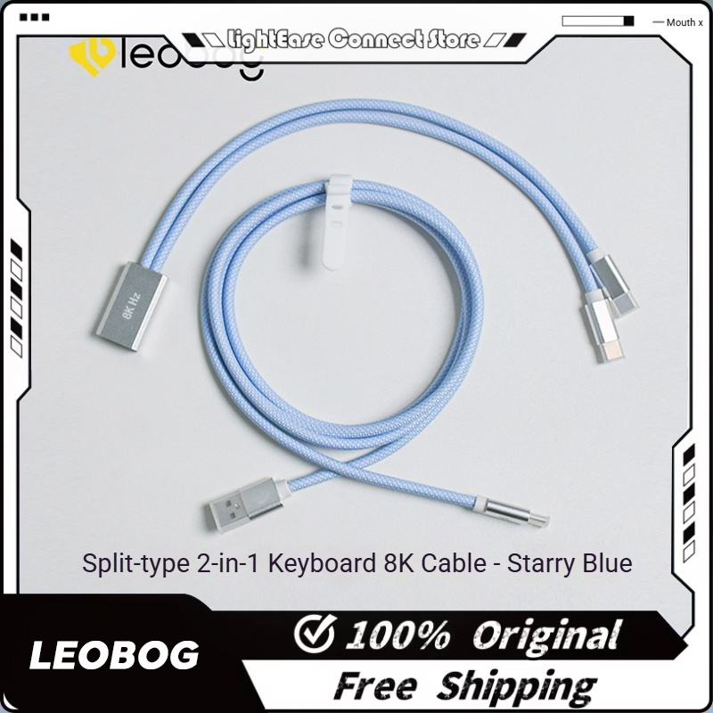 Gaming Keyboard Types - LEOBOG Mechanical Keyboard Cable 8K Hz