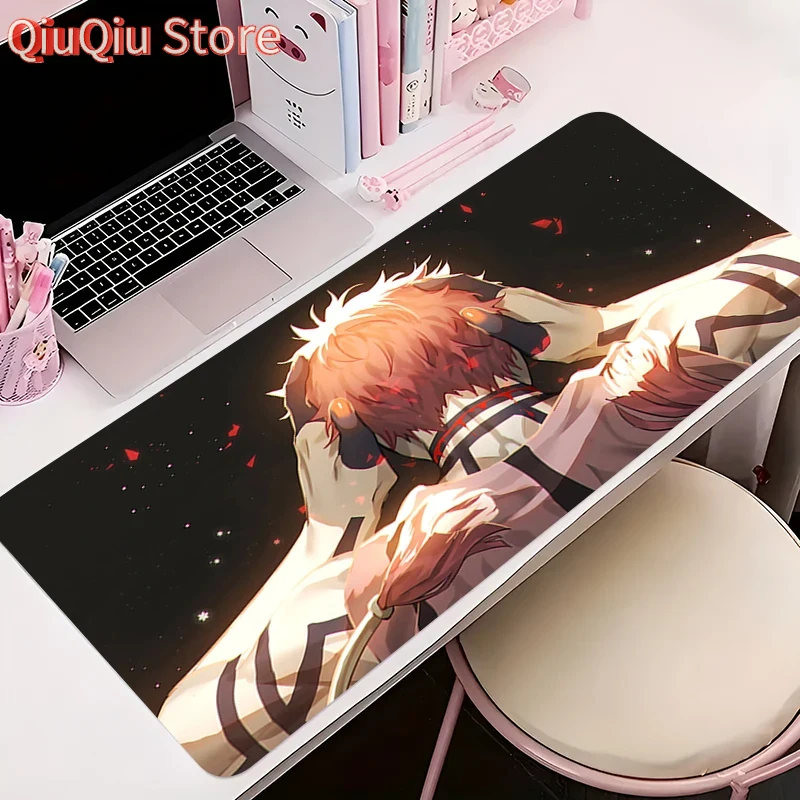 Keyboard Mouse Bundle Gaming - Mouse Pad Anime Non-Slip Rubber HD