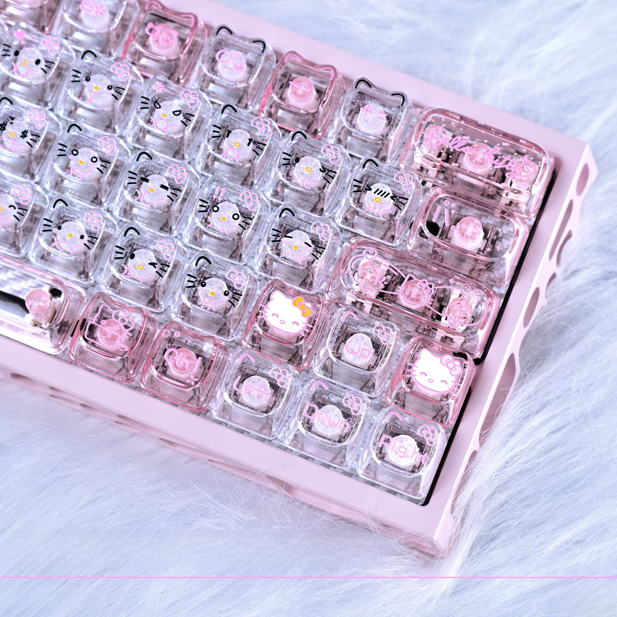 Anime Sanrio Hello Kitty Trans - đánh giá và giá Gaming Keyboard Backlit