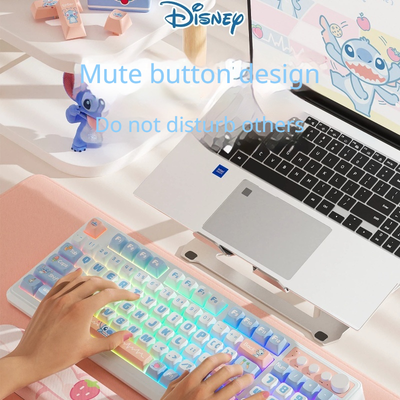 Disney Stitch Silent Noiseless - đánh giá và giá Gaming Keyboard Types