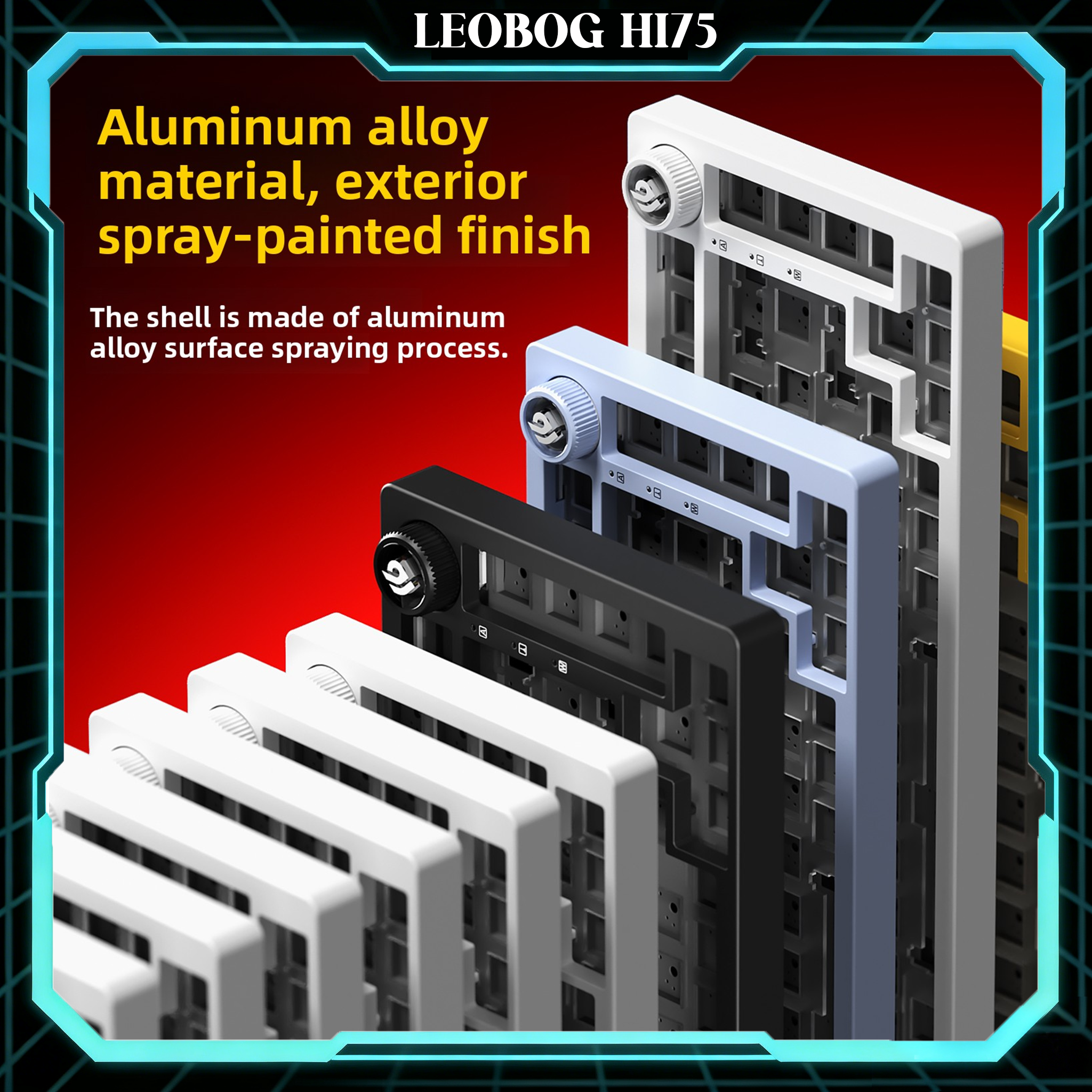 LEOBOG Hi75 CNC Aluminum Kit M - đánh giá và giá Gaming Keyboard Thocky