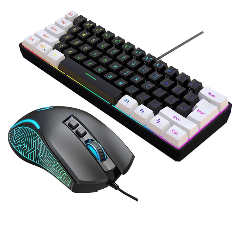 Keyboard and mouse 60% compute - đánh giá và giá Gaming Keyboard Mouse Combo