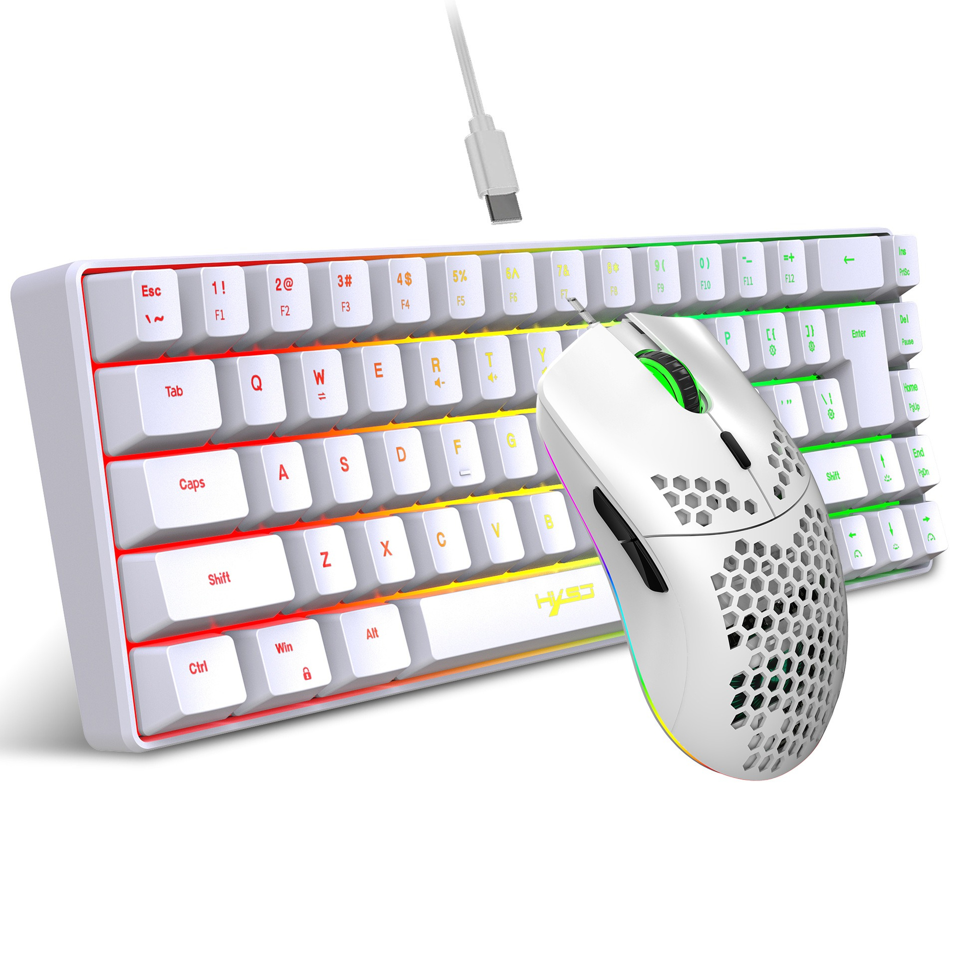 Keyboard and mouse 68key wired - đánh giá và giá Keyboard Mouse Bundle Gaming
