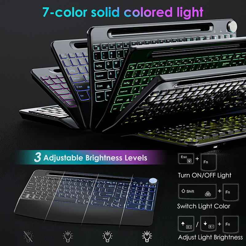 2.4G&Type-C Wireless Keyboard  - đánh giá và giá Gaming Keyboard And Mouse Set