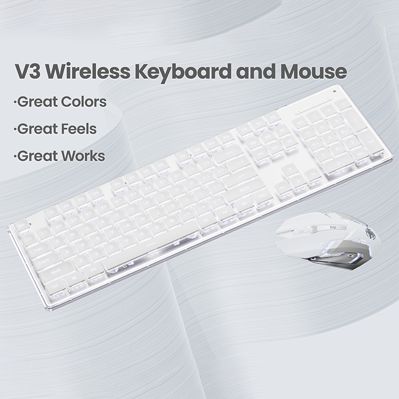 EWEADN V3 wireless Silent Offi - đánh giá và giá Gaming Keyboard Mouse Combo