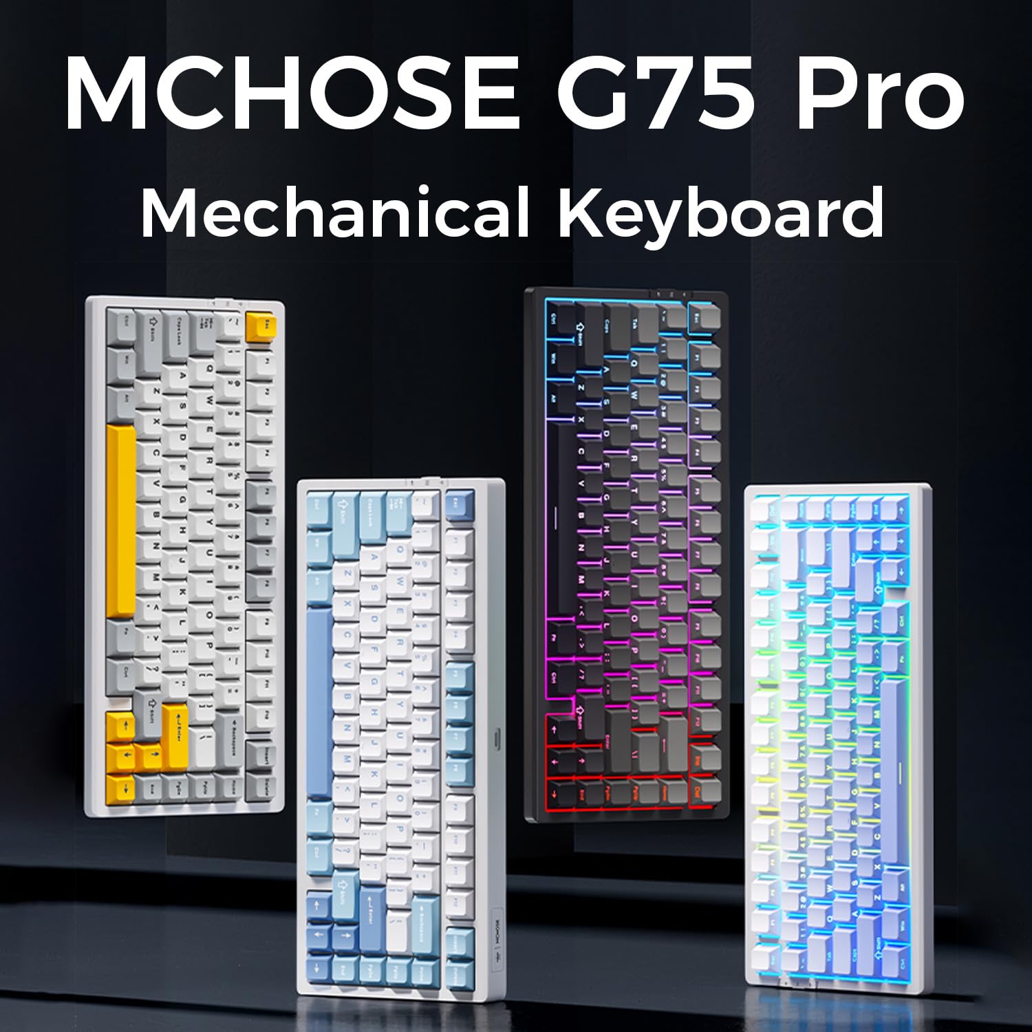 MCHOSE G75 Pro Wireless Mechan - đánh giá và giá Gaming Keyboard Expensive