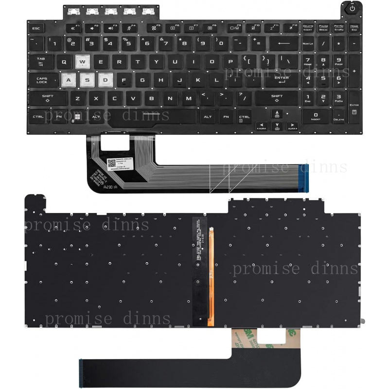 M   US Keyboard for Asus TUF G - đánh giá và giá Gaming Keyboard Backlit