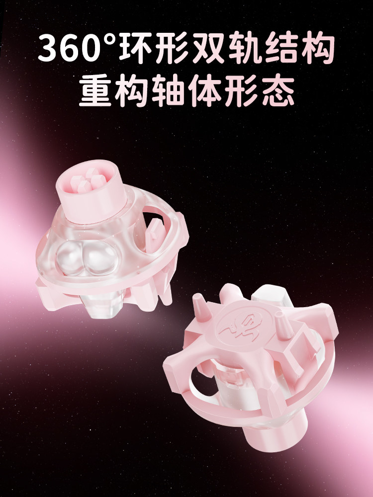 UFO Peach Pink Magnetic Switch - đánh giá và giá Gaming Keyboard Thocky