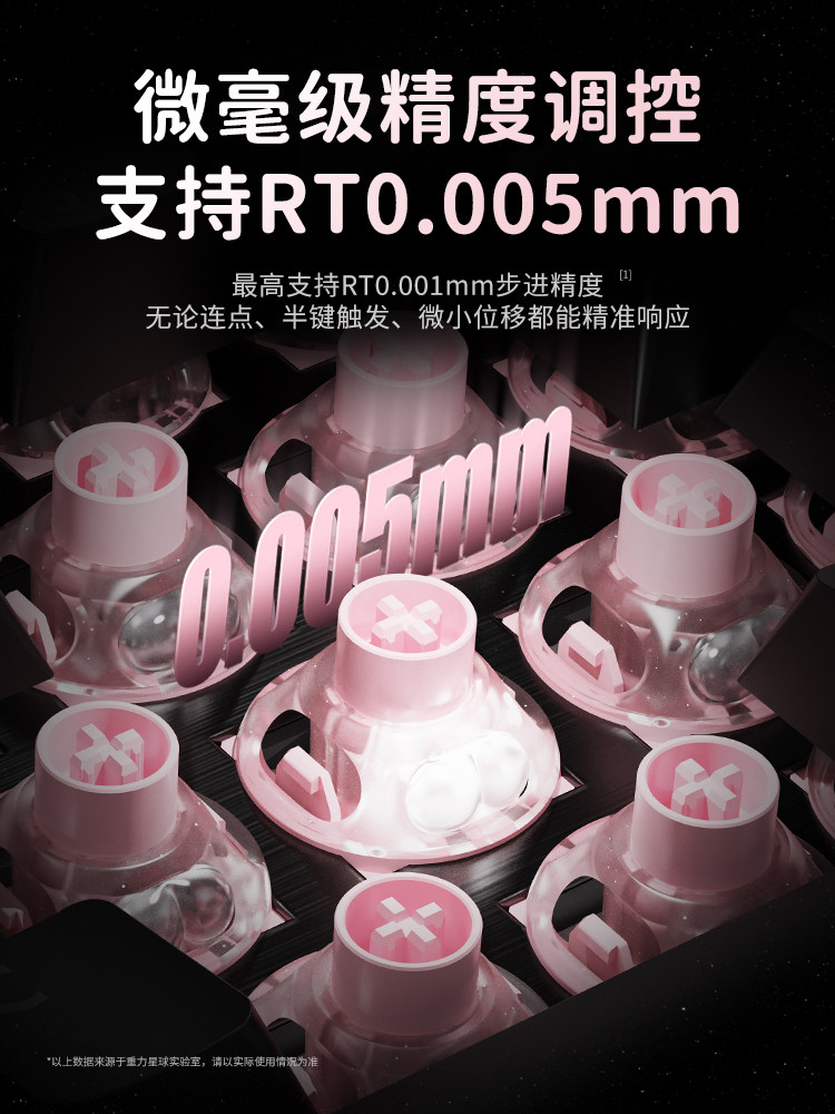 UFO Peach Pink Magnetic Switch - đánh giá và giá Gaming Keyboard Thocky