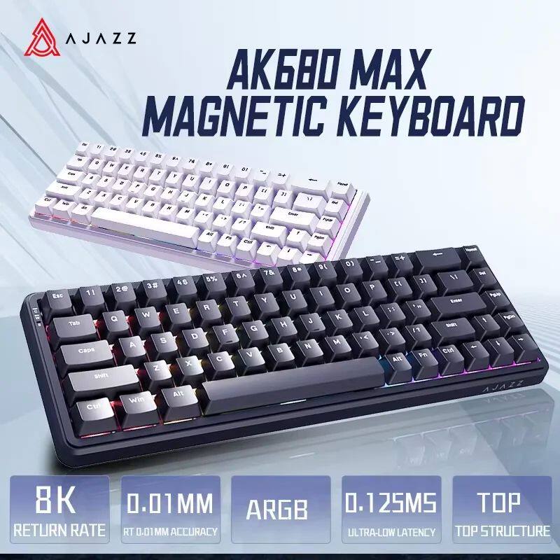 AJAZZ AK680 MAX/V2 Mechanical  - đánh giá và giá Gaming Keyboard Mechanical Wireless