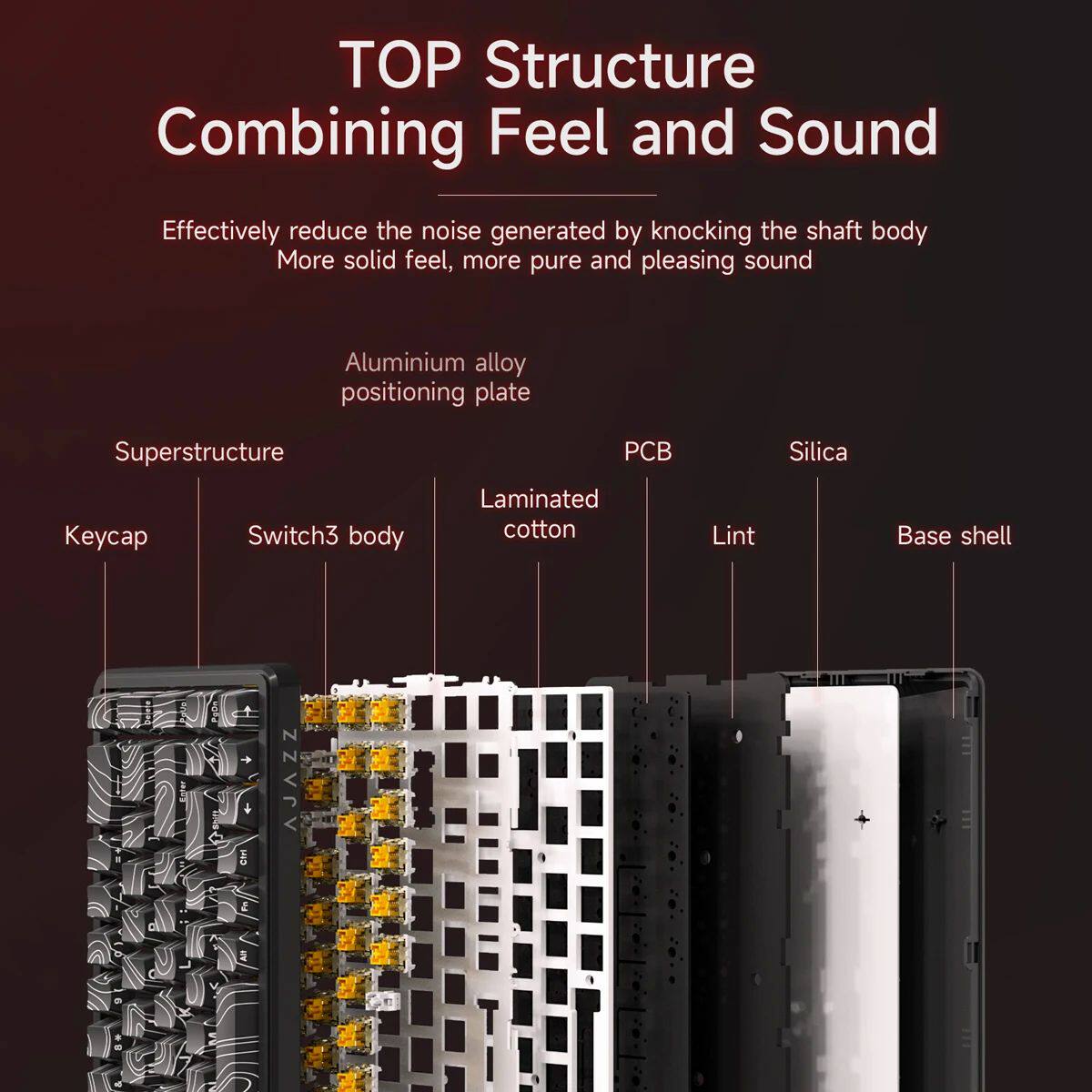 AJAZZ AK680 MAX/V2 Mechanical  - đánh giá và giá Gaming Keyboard Mechanical Wireless