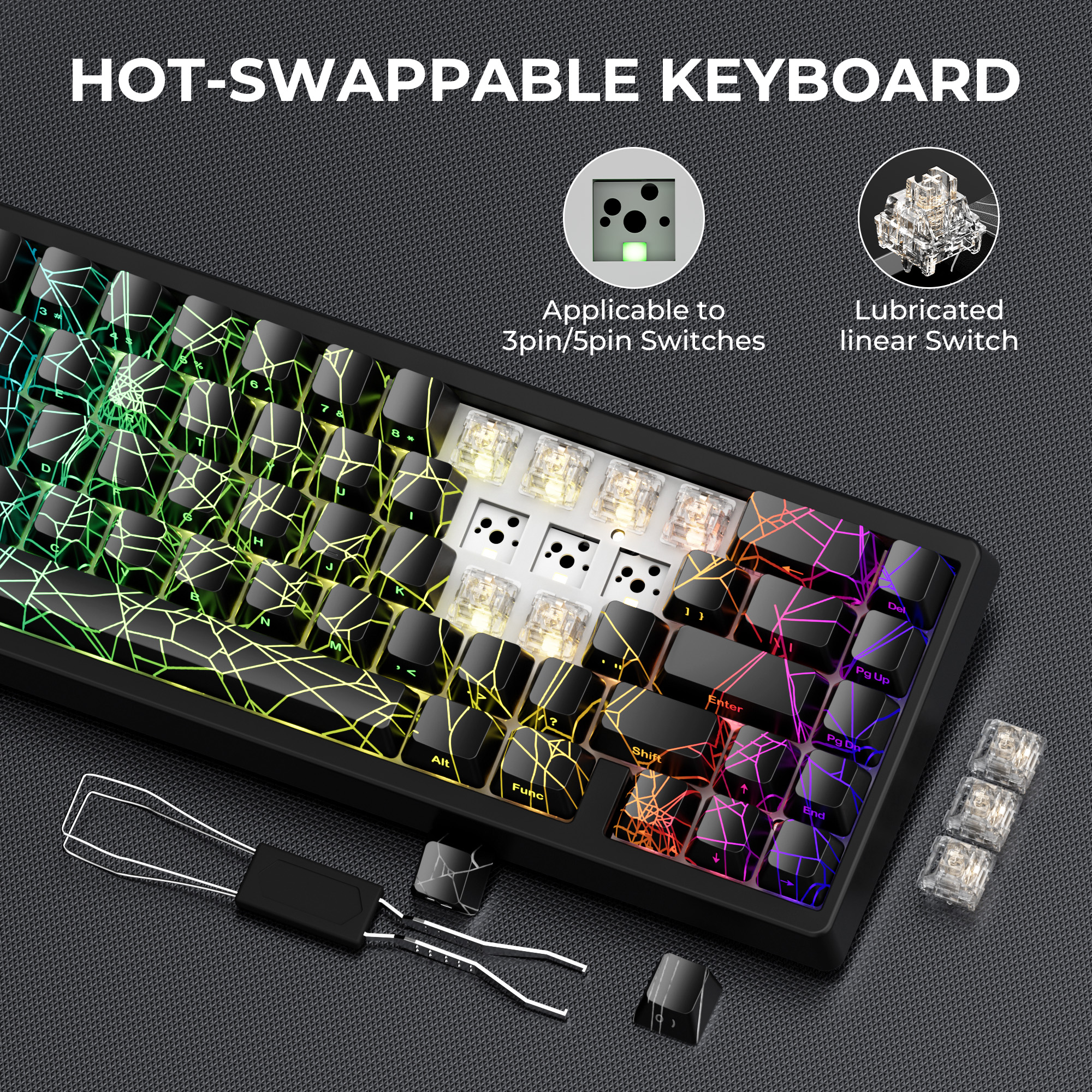 XVX M67 60% Percent Keyboard W - đánh giá và giá Gaming Keyboard Thocky