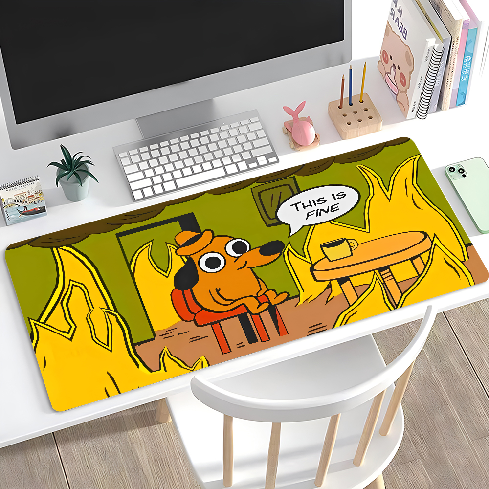 This Is Fine Dog Dachshund Mou - đánh giá và giá Gaming Keyboard Tactile