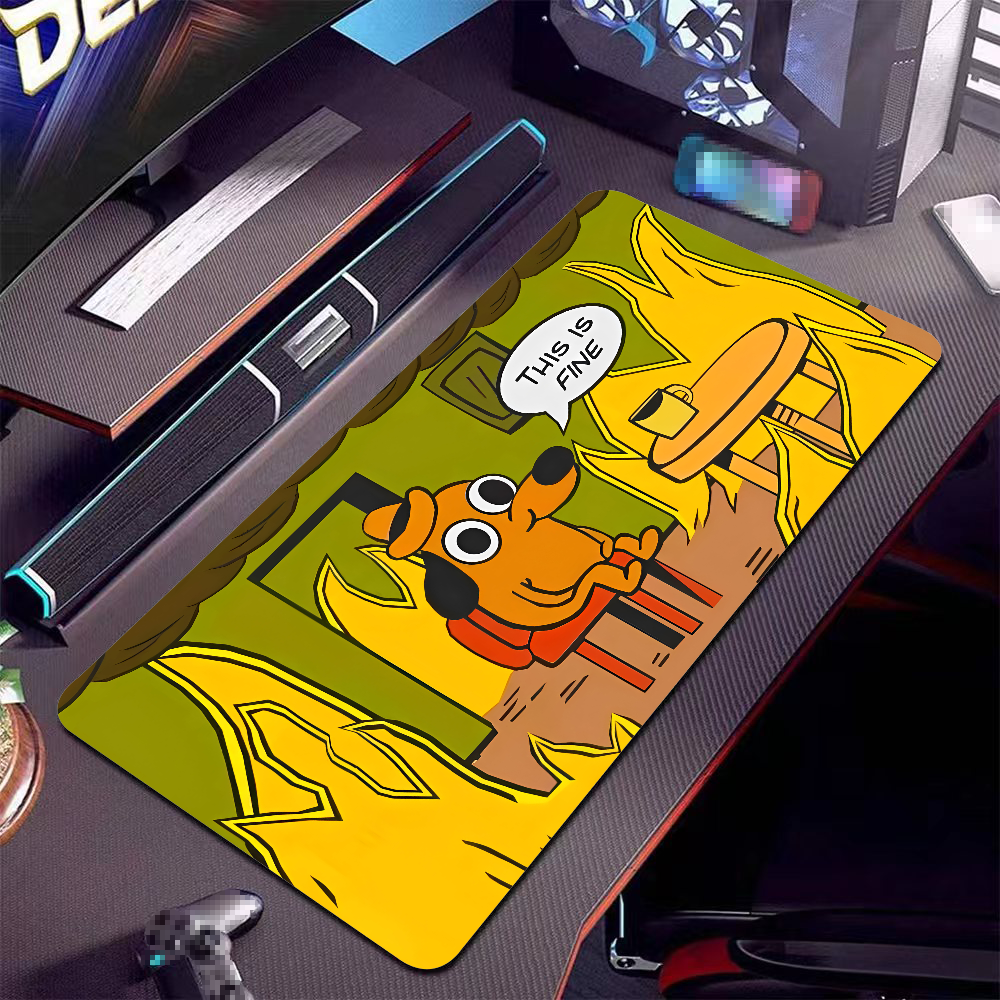 This Is Fine Dog Dachshund Mou - đánh giá và giá Gaming Keyboard Tactile
