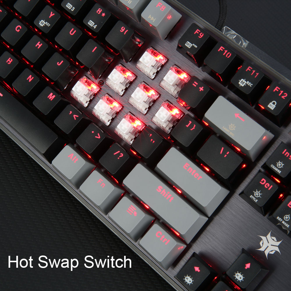 HEXGEARS GK715S Mechanical Key - đánh giá và giá Gaming Keyboard Types