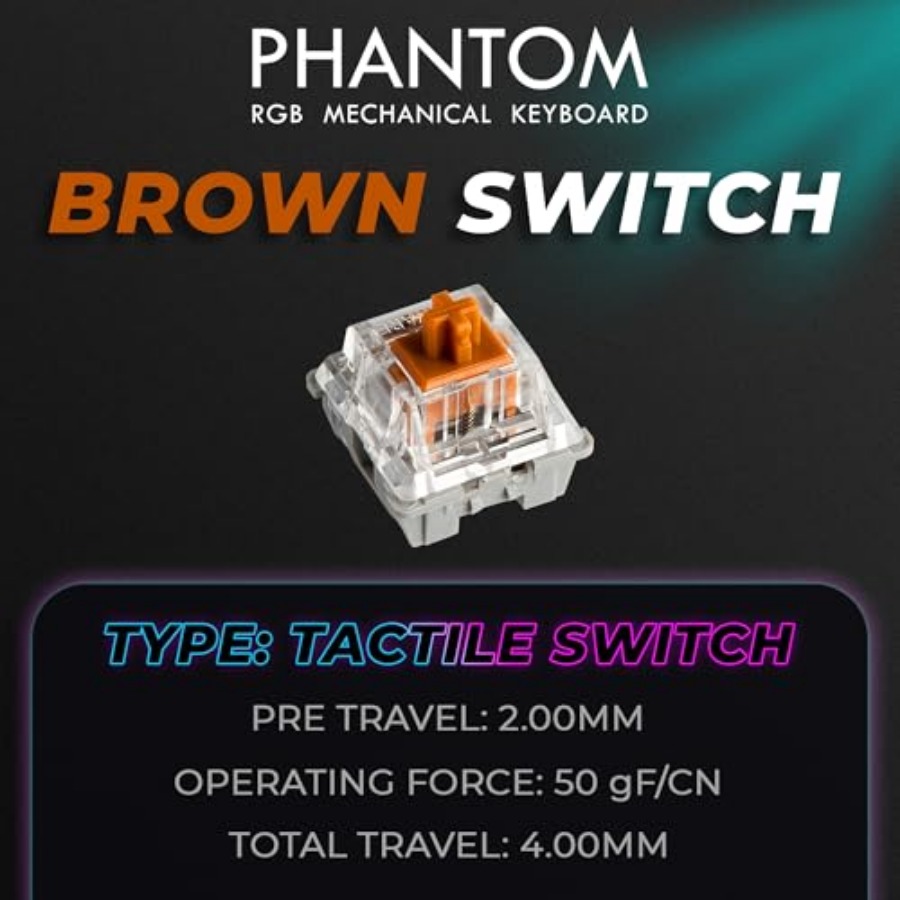 Phantom+ 87 Mechanical Gaming  - đánh giá và giá Gaming Keyboard Thocky