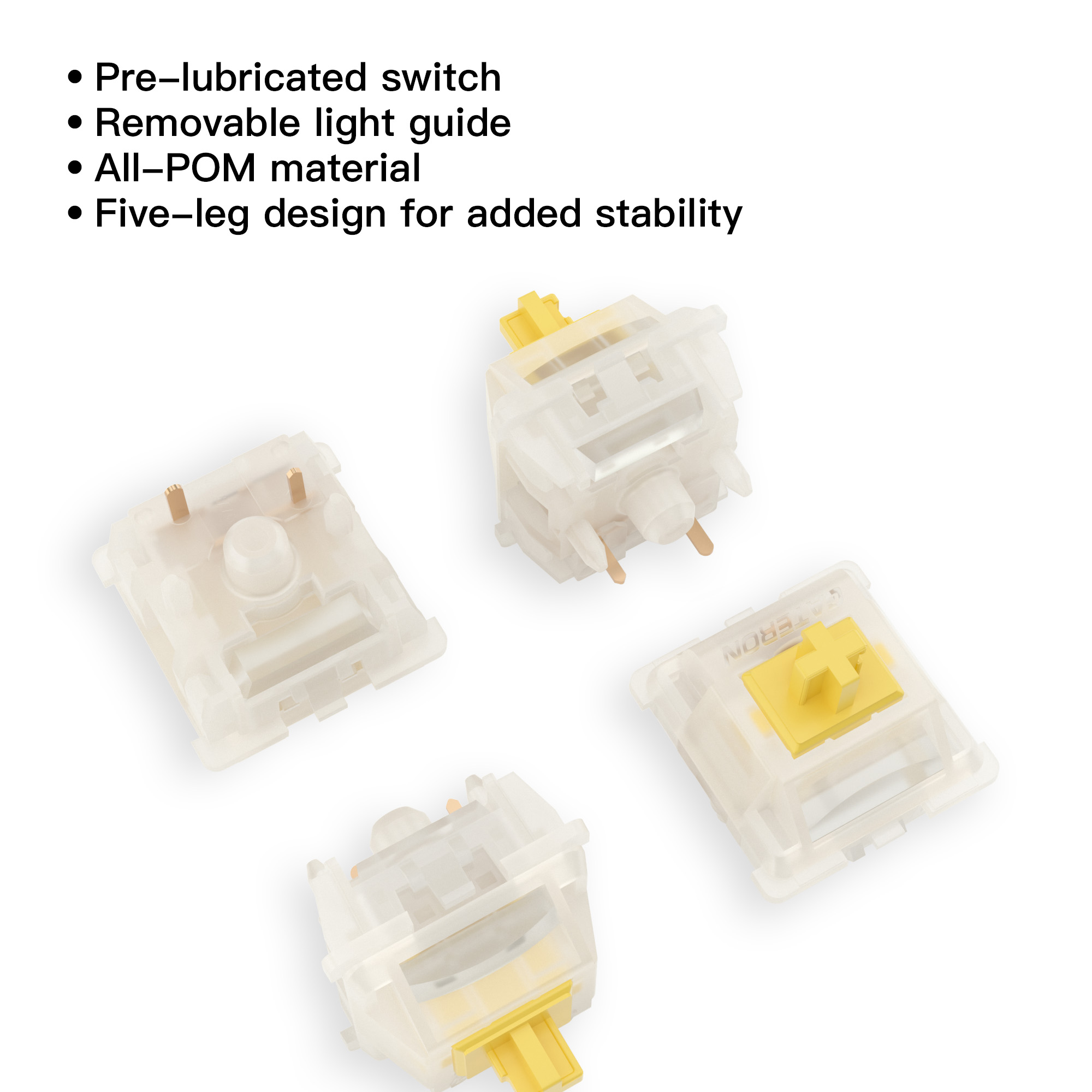 Gateron Milky Yellow Pro V3 Sw - đánh giá và giá Keyboard Lube Kit
