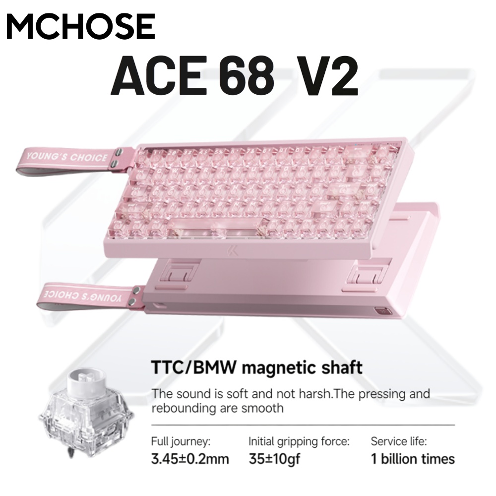 MCHOSE ACE68 V2 gaming keyboar - đánh giá và giá Gaming Keyboard Expensive