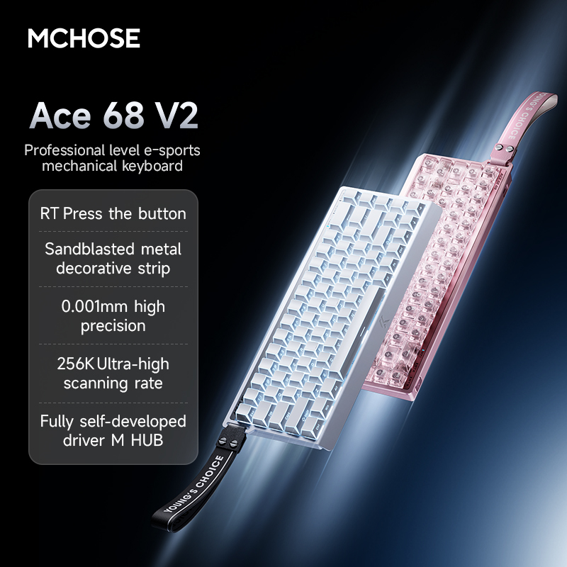 MCHOSE ACE68 V2 gaming keyboar - đánh giá và giá Gaming Keyboard Expensive