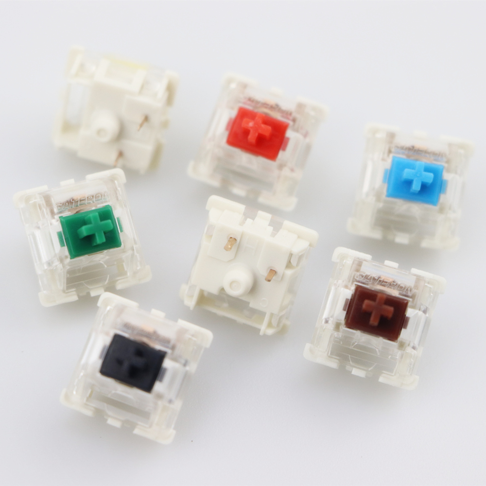 Gateron SMD Switches black red - đánh giá và giá Gaming Keyboard Blue Switches