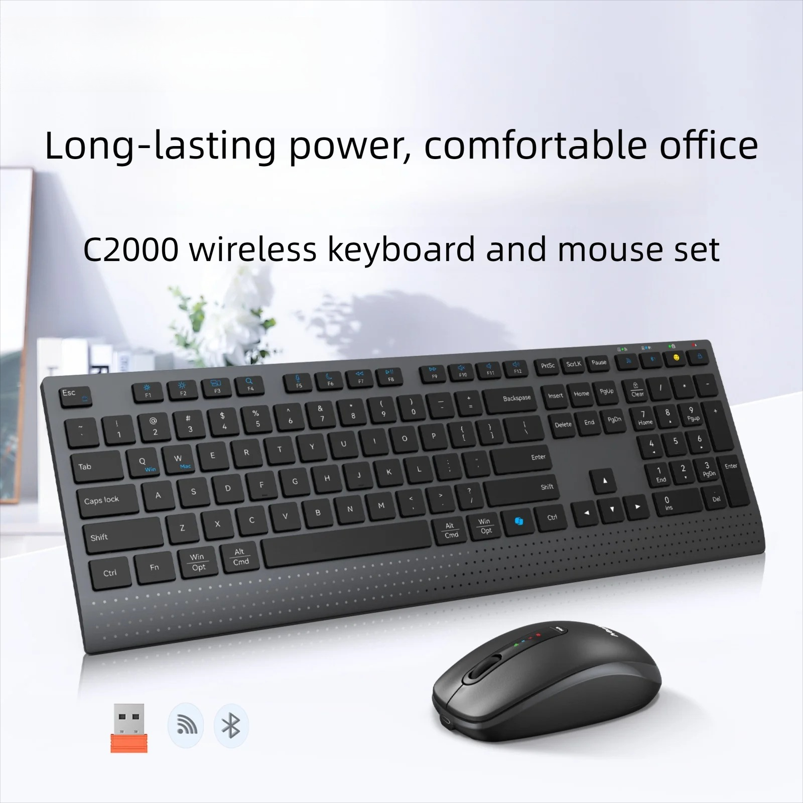 2.4G Bluetooth Dual-mode Wirel - đánh giá và giá Gaming Keyboard And Mouse Set