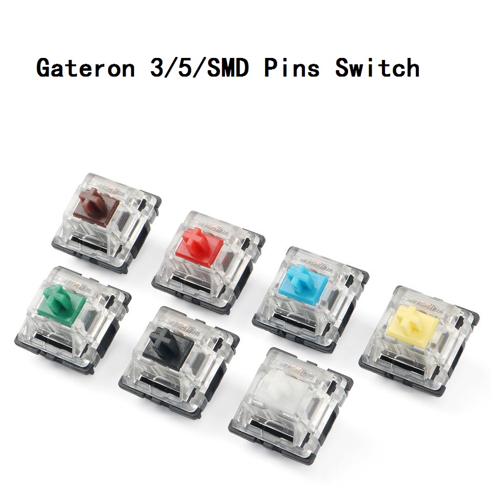 Gateron Switch 10 PCS 3 Pin 5  - đánh giá và giá Gaming Keyboard Blue Switches