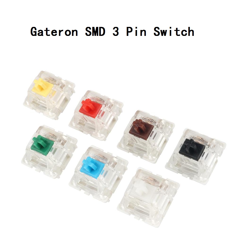Gateron Switch 10 PCS 3 Pin 5  - đánh giá và giá Gaming Keyboard Blue Switches