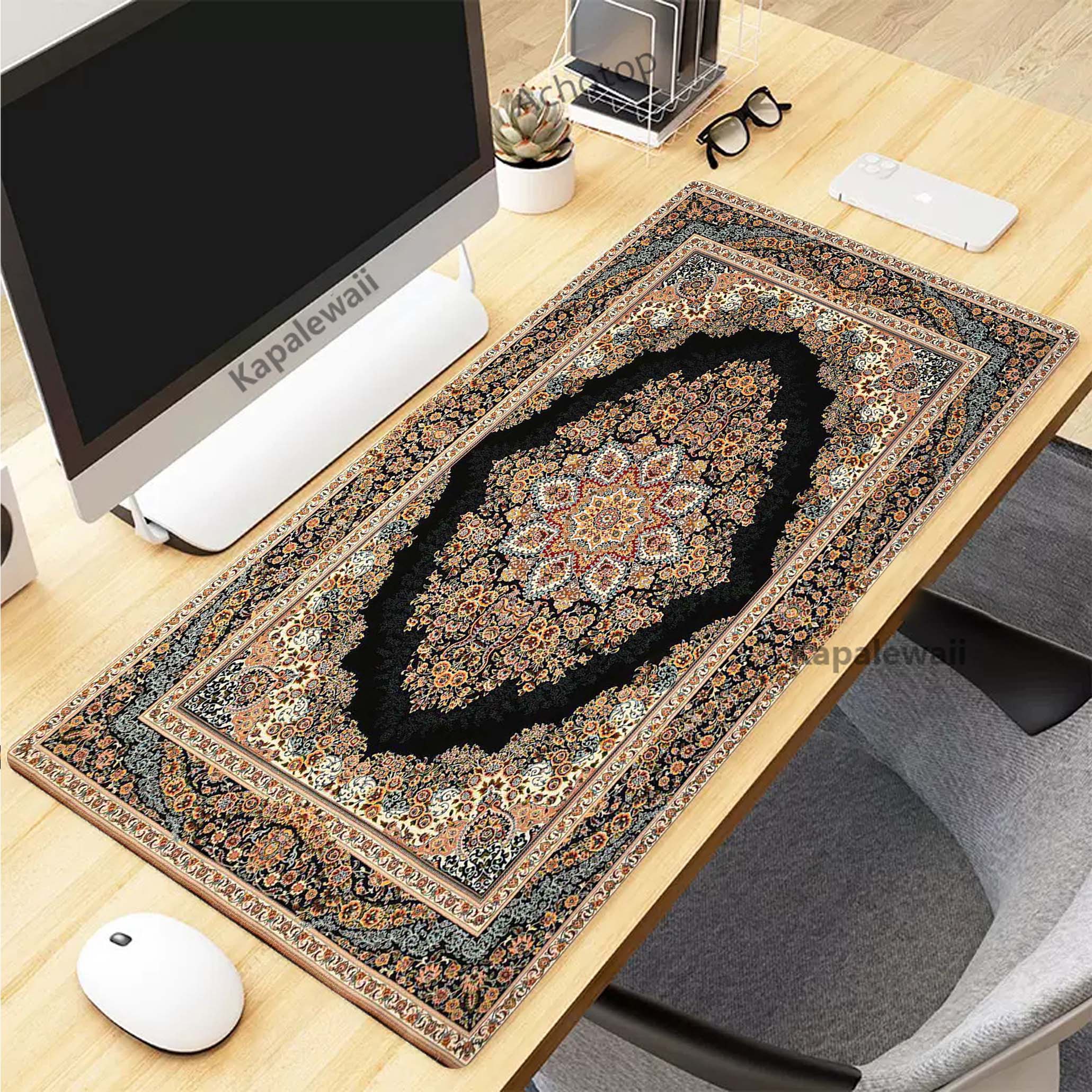 Retro Persian Carpet Mouse Pad - đánh giá và giá Keyboard Mouse Bundle Gaming