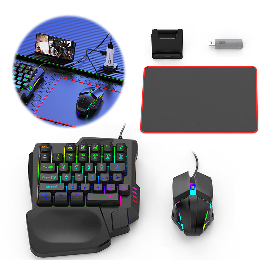 5 in 1 Mobile Game Converter K - đánh giá và giá Gaming Keyboard And Mouse Set