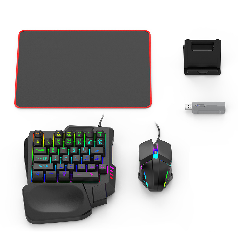 5 in 1 Mobile Game Converter K - đánh giá và giá Gaming Keyboard And Mouse Set