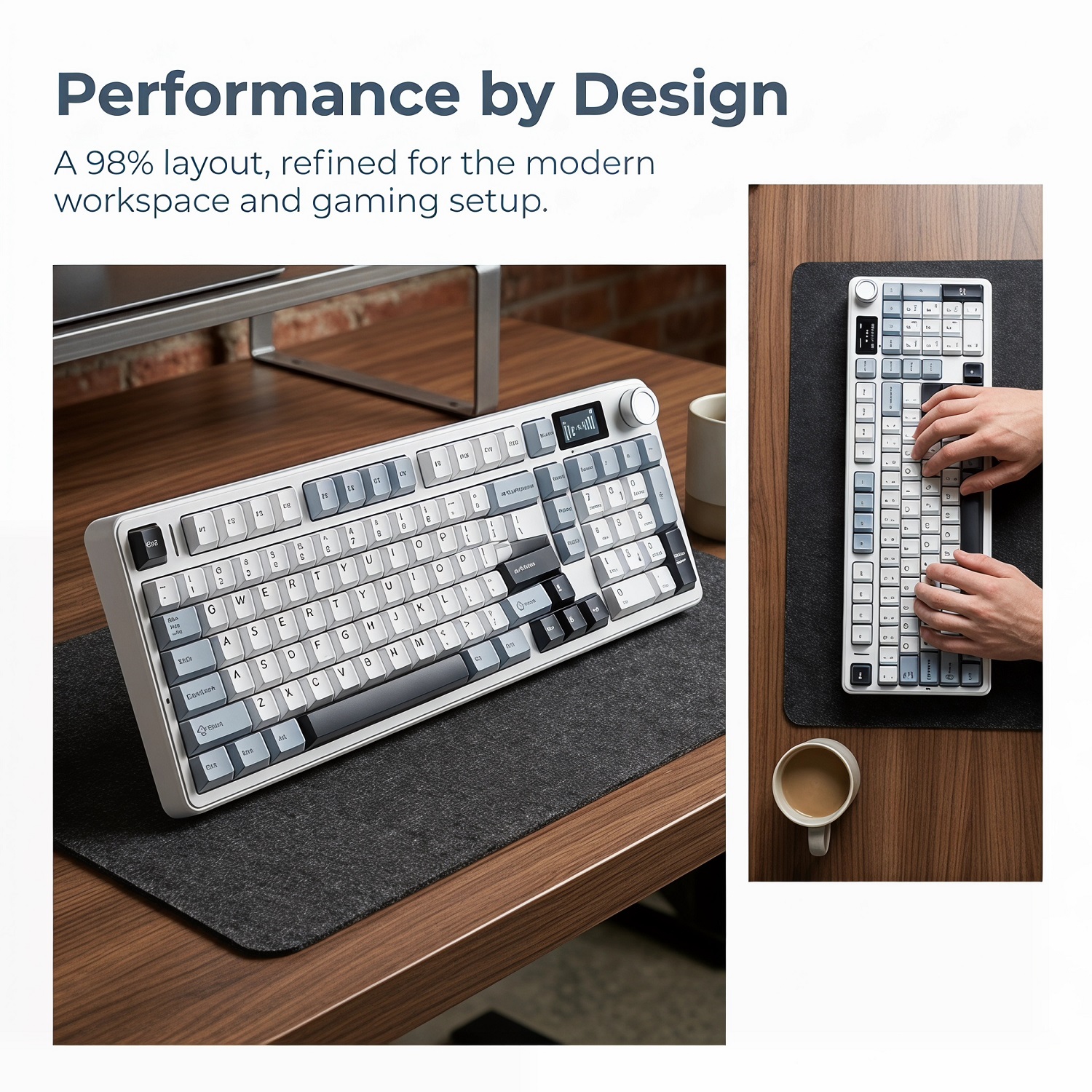 New AULA F99 Max Gasket Mechan - đánh giá và giá Gaming Keyboard Mechanical Wireless