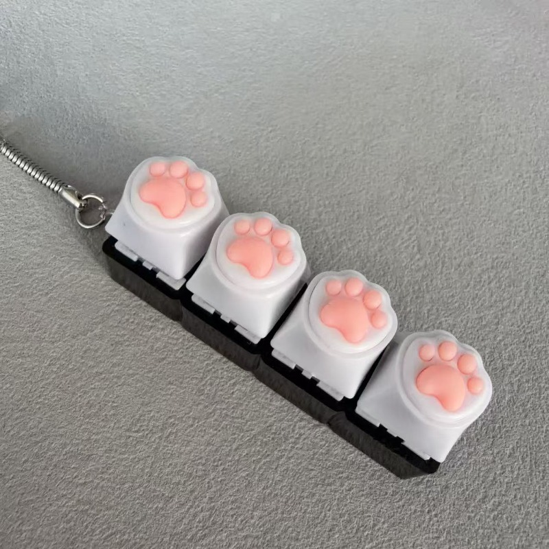 Kawaii Macaron Cat Paw Fidget  - đánh giá và giá Mechanical Switch Tester