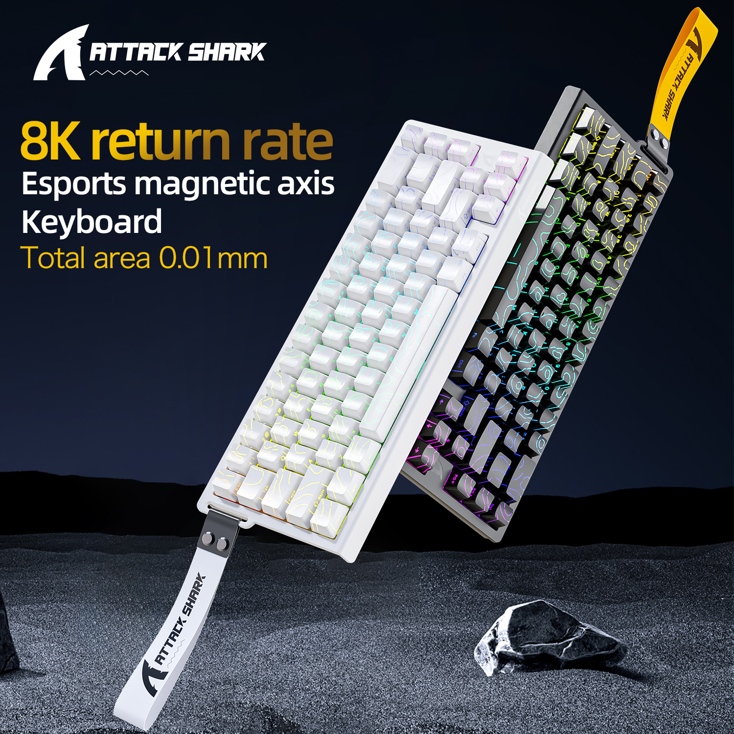 X68HE ATTACK SHARK Magnetic Ga - đánh giá và giá Gaming Keyboard Expensive