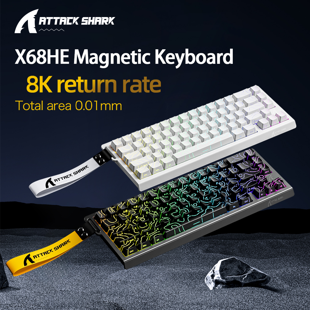 X68HE ATTACK SHARK Magnetic Ga - đánh giá và giá Gaming Keyboard Expensive