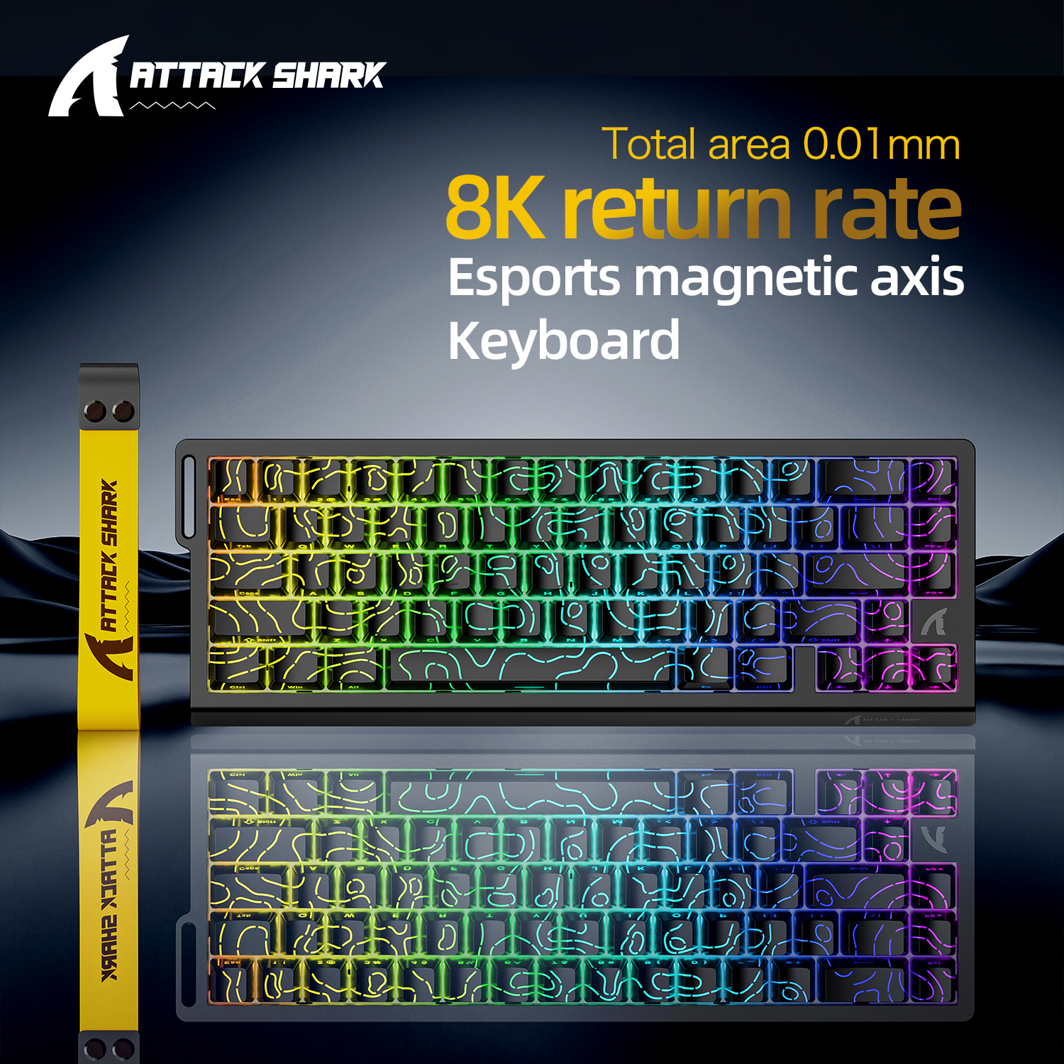 X68HE ATTACK SHARK Magnetic Ga - đánh giá và giá Gaming Keyboard Expensive