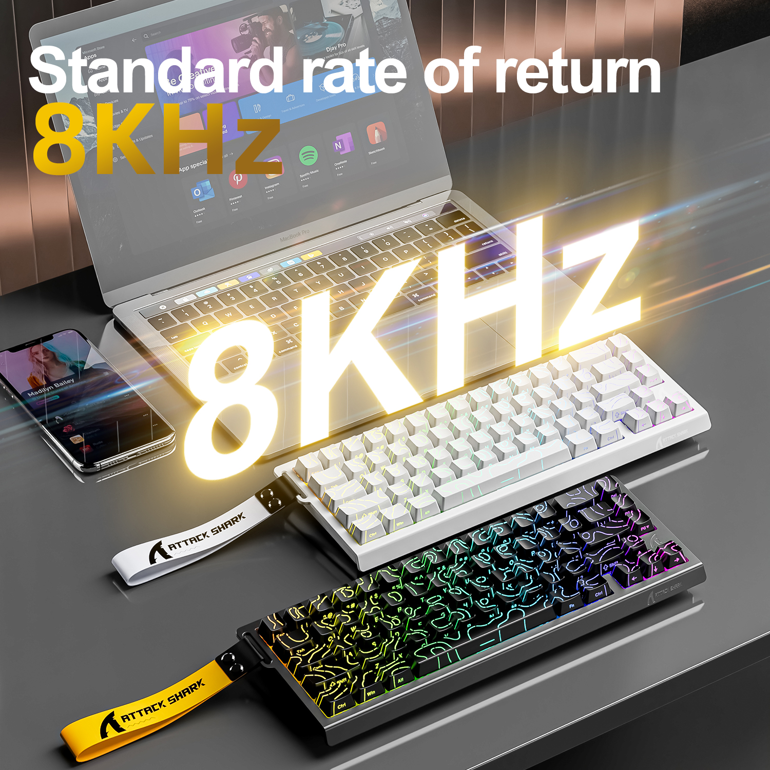 X68HE ATTACK SHARK Magnetic Ga - đánh giá và giá Gaming Keyboard Expensive