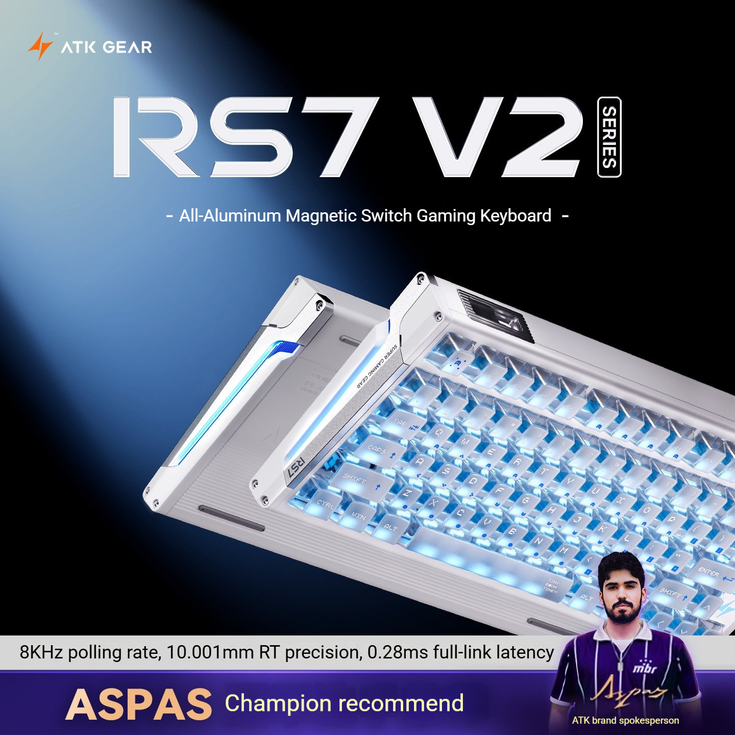 ATK RS7 V2 Ultra Magnetic Swit - đánh giá và giá Gaming Keyboard Types