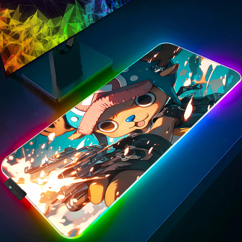 RGB Mouse Pad one piece Tony T - đánh giá và giá Gaming Keyboard Backlit