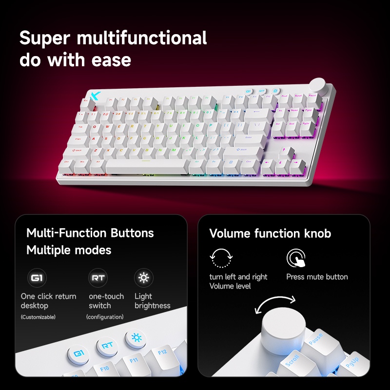 Mchose Mix87 Magnetic Swtich K - đánh giá và giá Gaming Keyboard Expensive