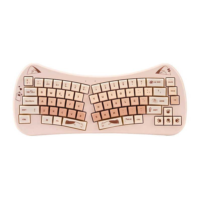 68 Key Cat Ear Mechanical Keyb - đánh giá và giá Gaming Keyboard Mechanical Wireless