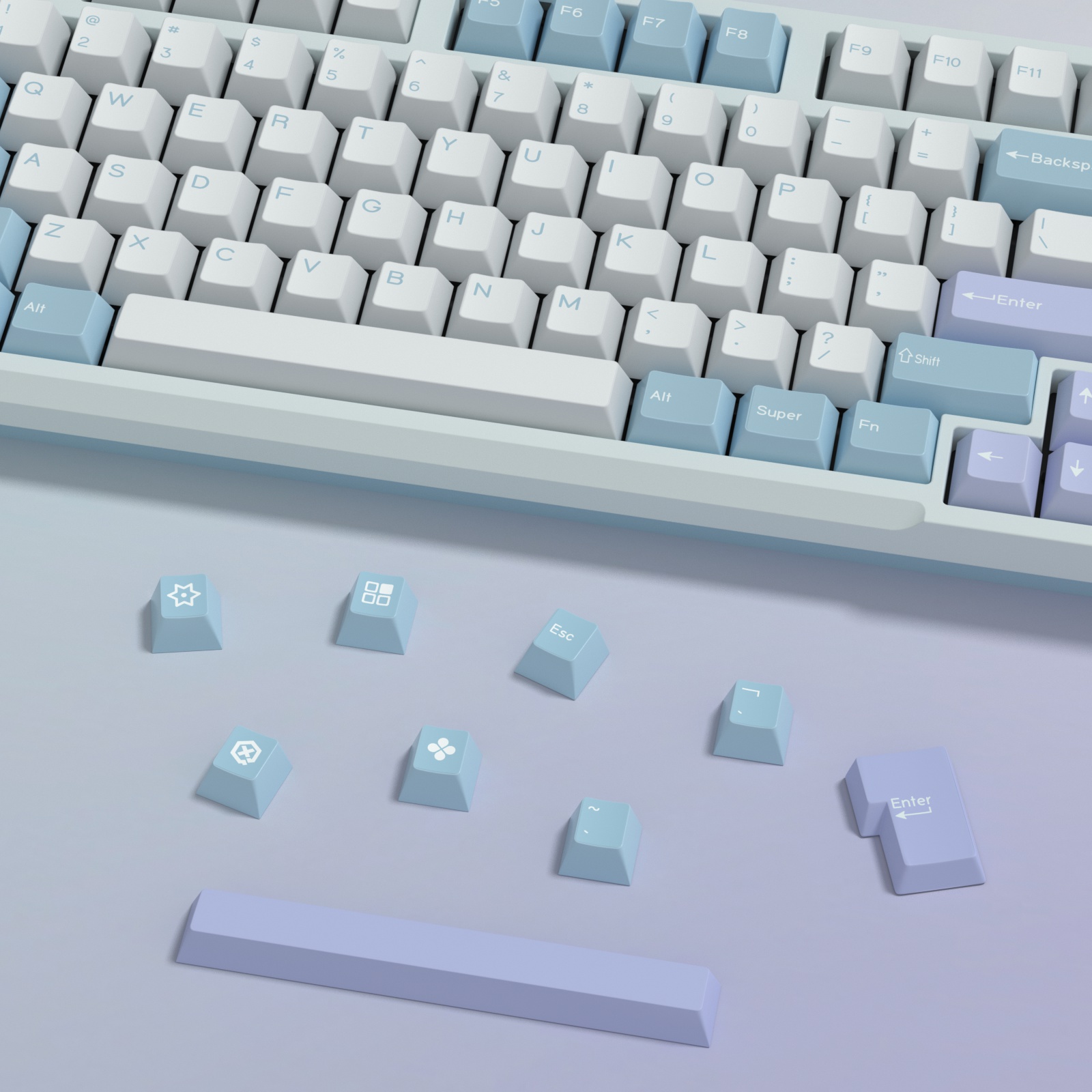 KBDiy GMK Illusion Keycap Cher - đánh giá và giá Gaming Keyboard Extension